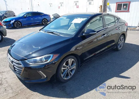 2017 Hyundai Elantra Limited from USA, damaged, VIN 5NPD84LF4HH062453